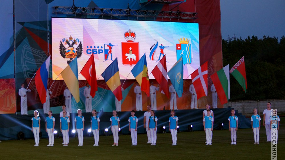 открытие чемпионата мира по биатлону, Чайковский, 2017 год