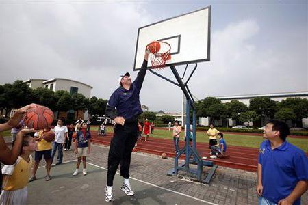 самый высокий баскетболист в мире