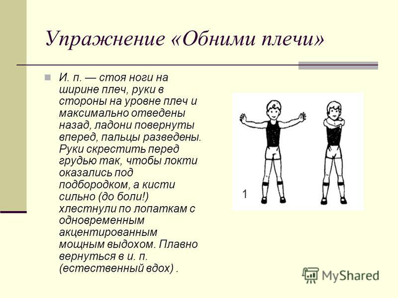 Руки из плеч. Гимнастика по Стрельниковой при бронхите. Дыхательная гимнастика Стрельниковой при бронхите. Дыхательная гимнастика Стрельниковой обними плечи. Дыхательная гимнастика Стрельниковой упражнение обними плечи.