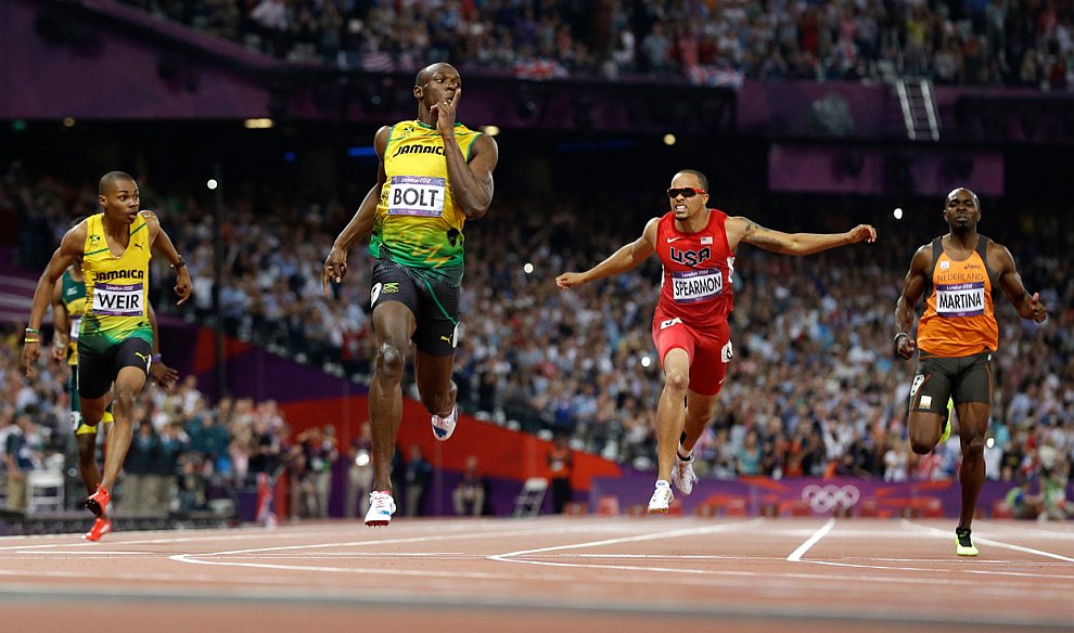 Легендарный и неподражаемый ямайский спринтер Усэйн Болт стал пятикратным! олимпийским чемпионом, победив на в Лондоне в беге на 200 м