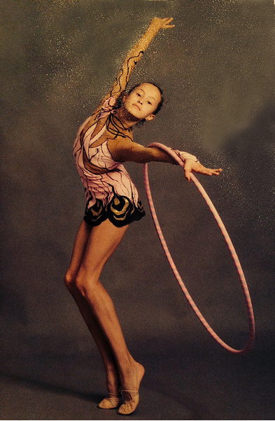 Анастасия Татарева, художественная гимнастика, в детстве, фото