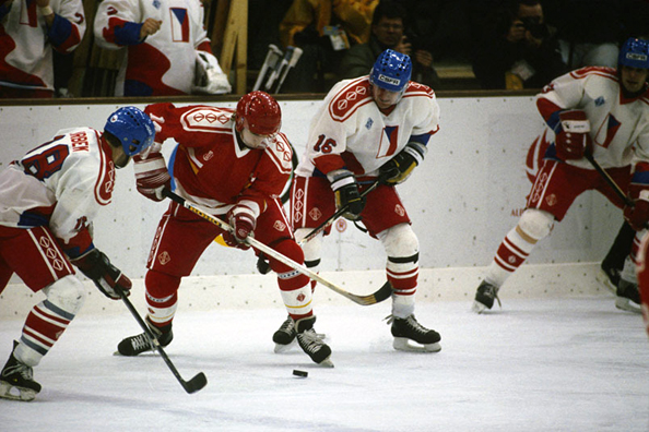 Хоккей на олимпиаде Альбервиль 1992