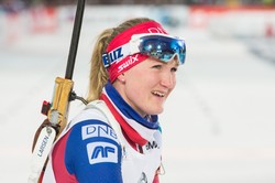 Норвежская биатлонистка Олсбю выиграла масс-старт на домашних соревнованиях в Шушене