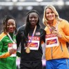 Чемпионат мира по легкой атлетике, Лондон: призеры в женcком беге на 100 метров