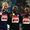 11-08-2017. Чемпионат мира по легкой атлетике, Лондон: призеры в женском прыжке в длину