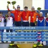 призёры мужского командного спринта. Россияне - бронзовые призёры