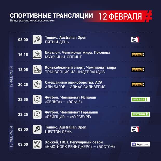 Программа канала россия 1 на 24 февраля