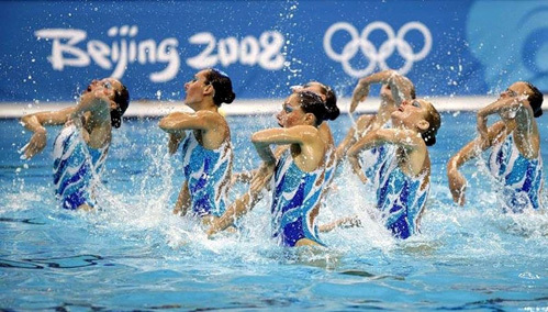 На выступлении на олимпиаде в Пекине (2008 г) (фото fotki.yandex.ru)