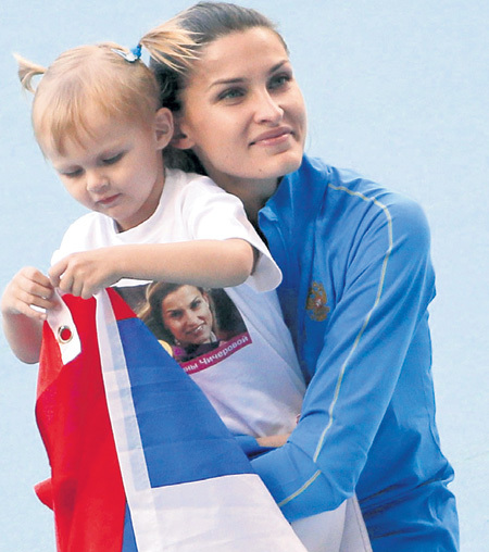 Анна ЧИЧЕРОВА с дочкой