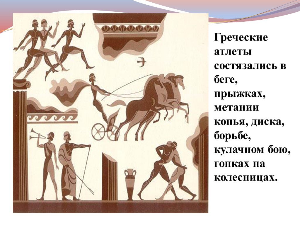 Олимпийские игры в греции 4 класс рисунок. Олимпийские игры в древней Греции. Первые Олимпийские игры в Греции. Атлеты древней Греции. Древние греки Олимпийские игры.