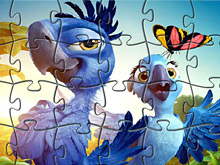 Рио: Пазл с Голубчиком и Жемчужинкой