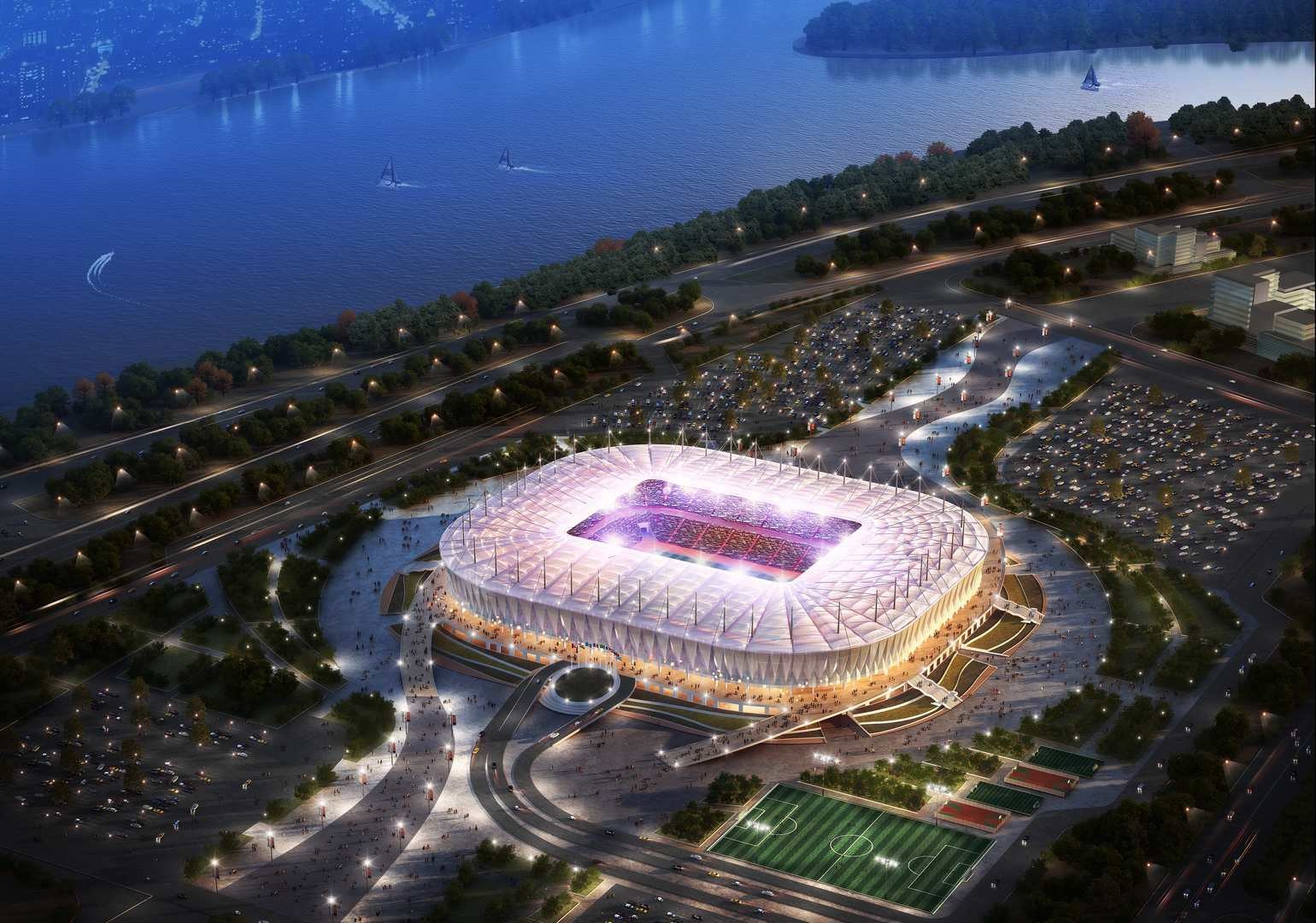 Как выглядит Ростов Арена в Ростове-на-Дону фото - ЧМ по футболу 2018 в России