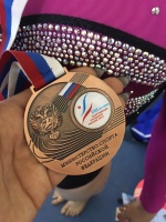 Гимнастки «Манежа» завоевали бронзовые медали в финале Спартакиады учащихся 