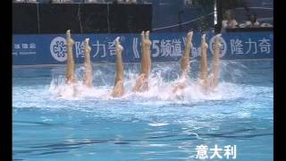 Чемпионат мира по синхронному плаванию. Спонсор Лунличи