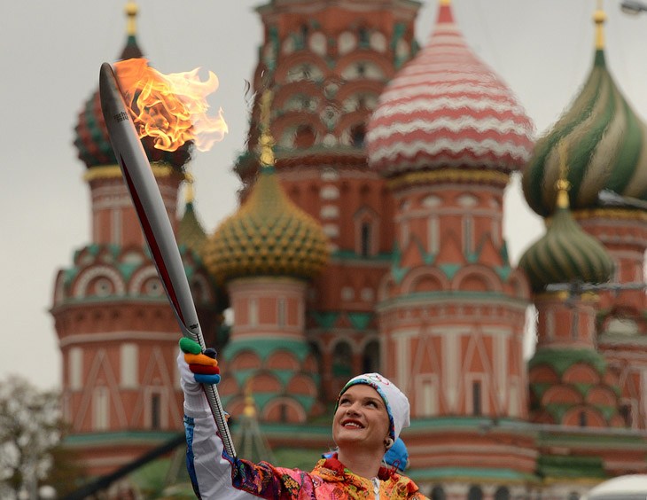Эстафета Олимпийского огня 2014