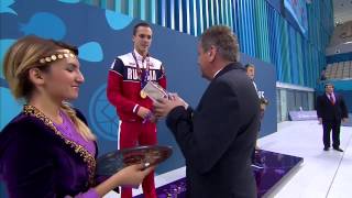 100 метров брасс Антон Чупков(Рекорд Мира среди юниоров) Плавание I Европейские Игры в Баку 2015
