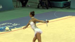 Выступление гимнастки Марины Дурунды с булавами