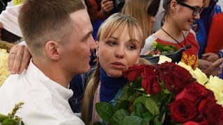 С Олимпиады под венец: Анне Нечаевской в аэропорту сделали предложение
