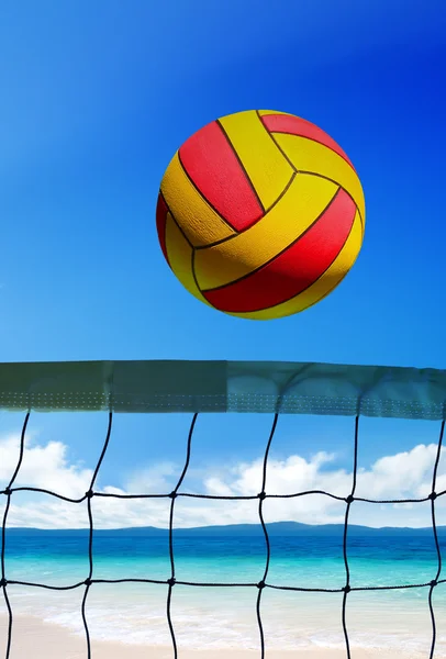 Волейбол на пляже — стоковое фото