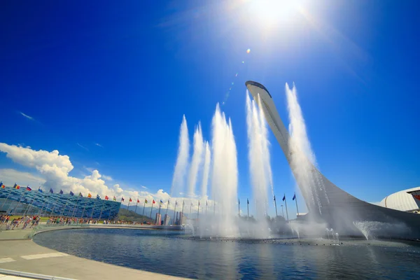 The City fountain — стоковое фото