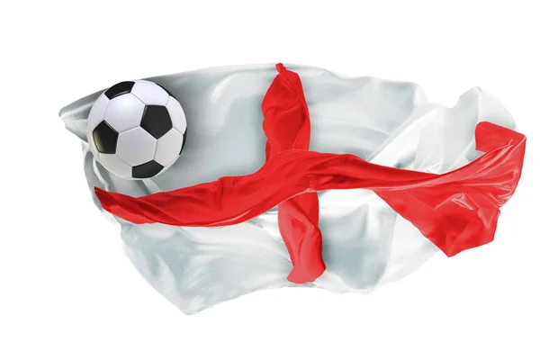 Национальный флаг Англии. Чемпионат мира по футболу. Россия 2018 — стоковое фото