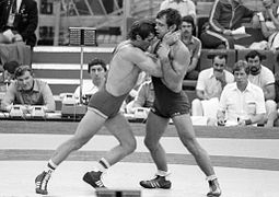 RIAN archive 104494 Greco-Roman wrestlers Ferenc Kocsis and Anatoly Bykov.jpg